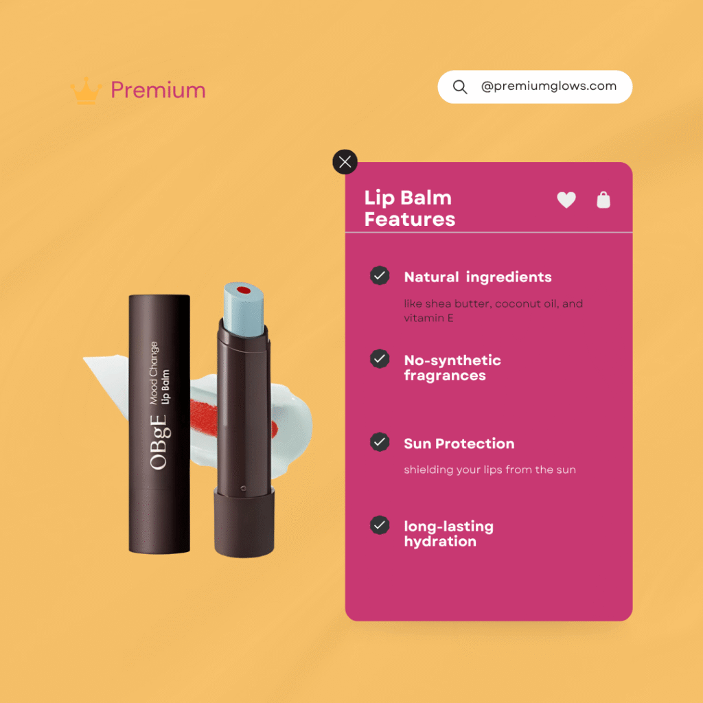 premium lip balm features