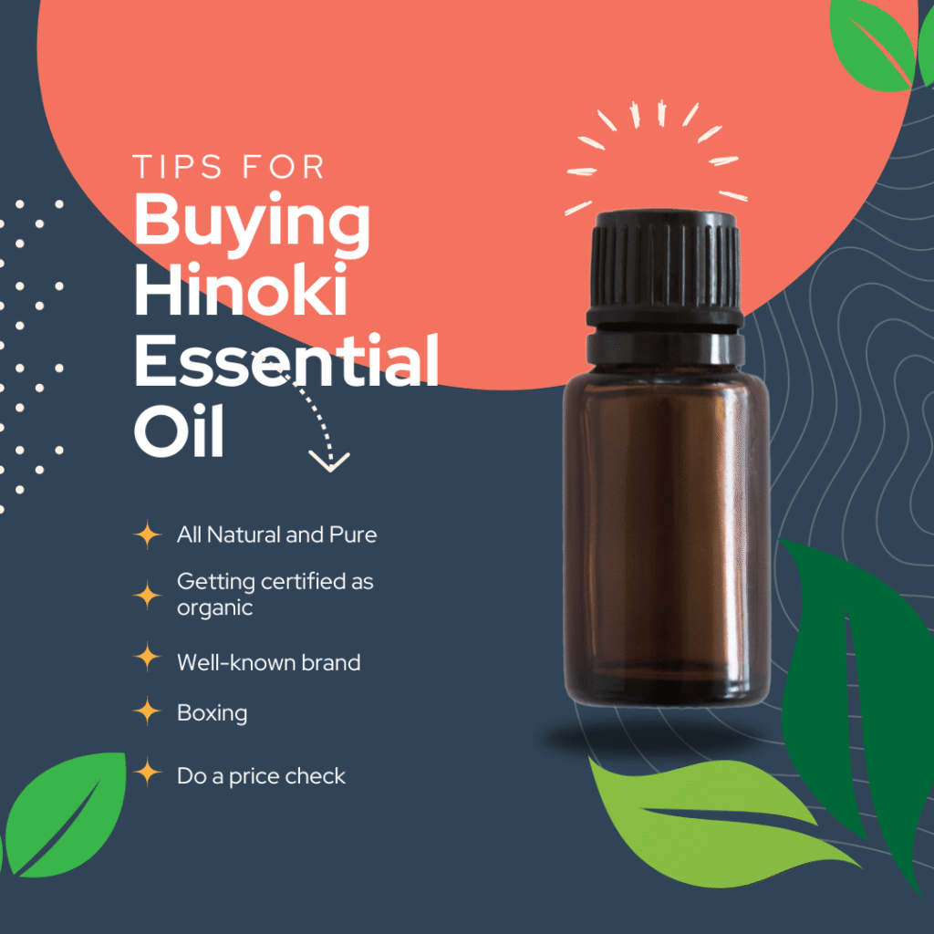 hinoki essential oil buying tips