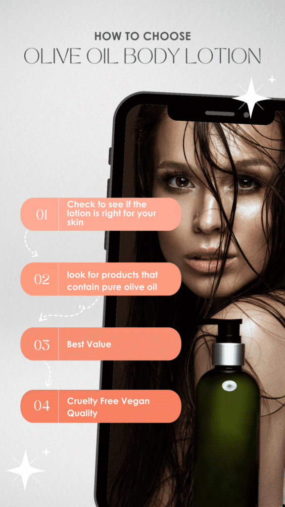 how to choose olive body lotion