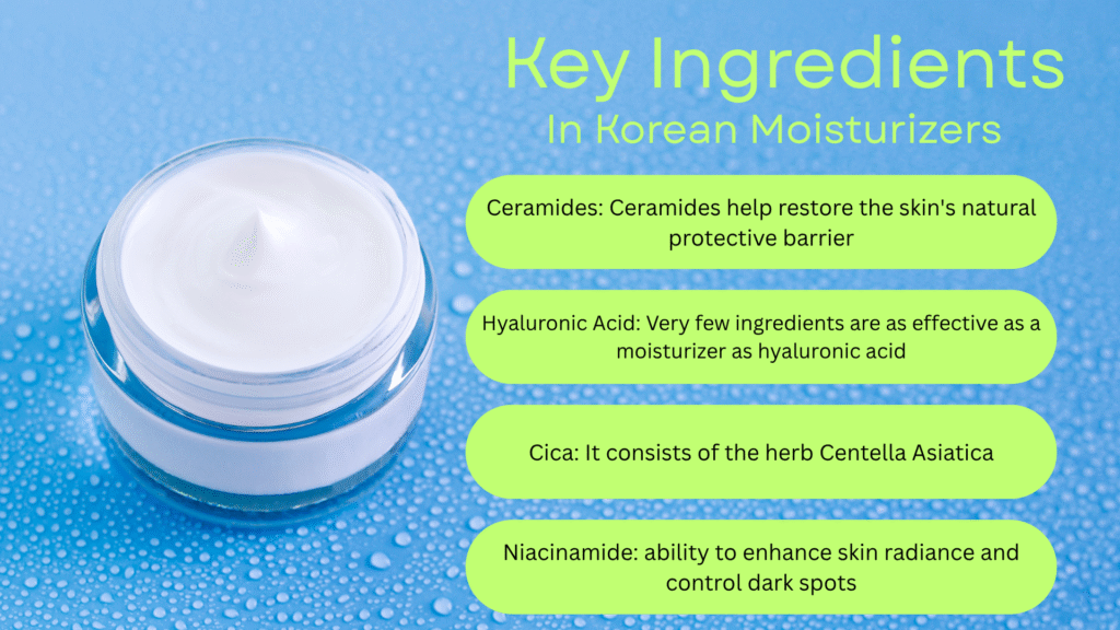 key ingredients in korean moisturizers