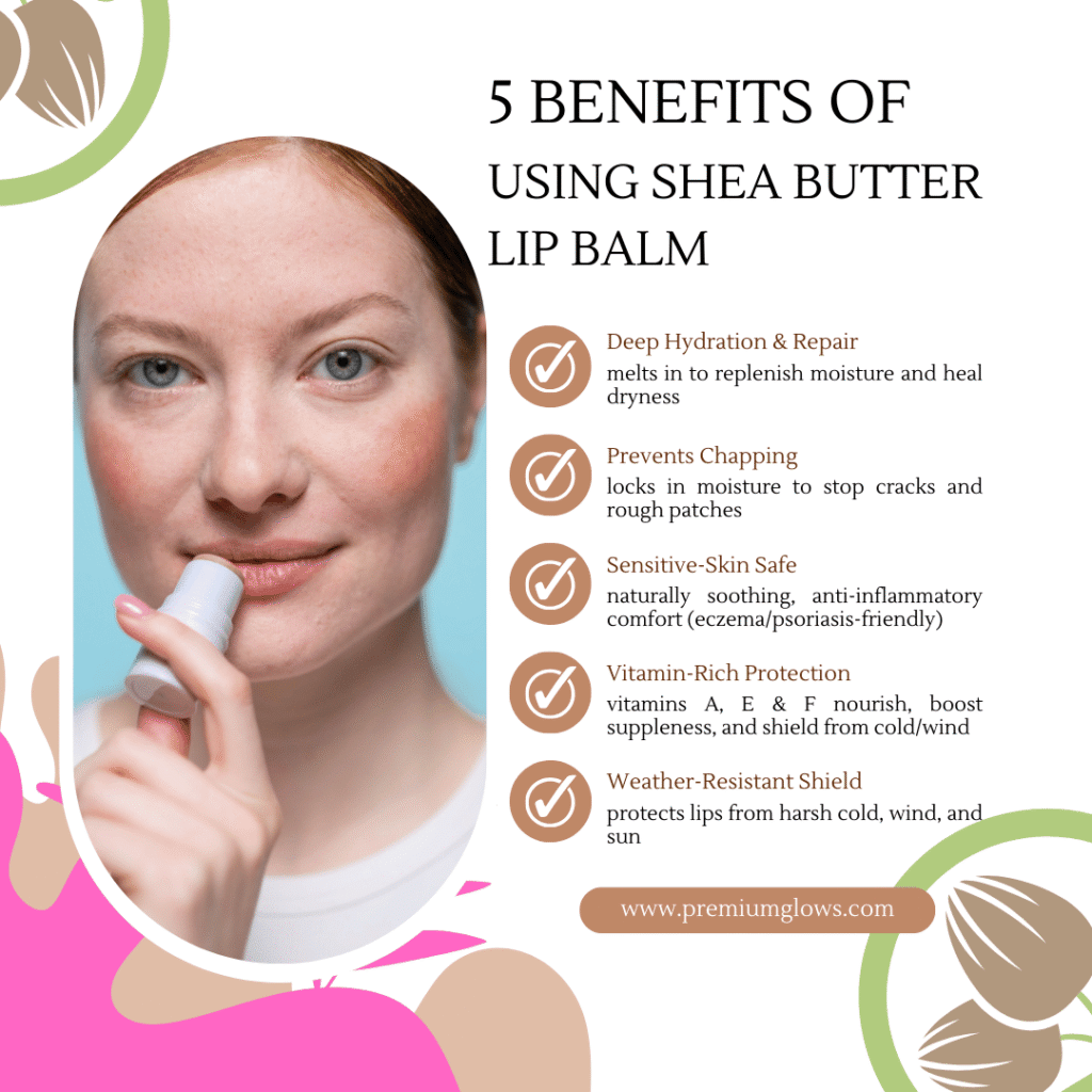 benefits of shea butter lip balm