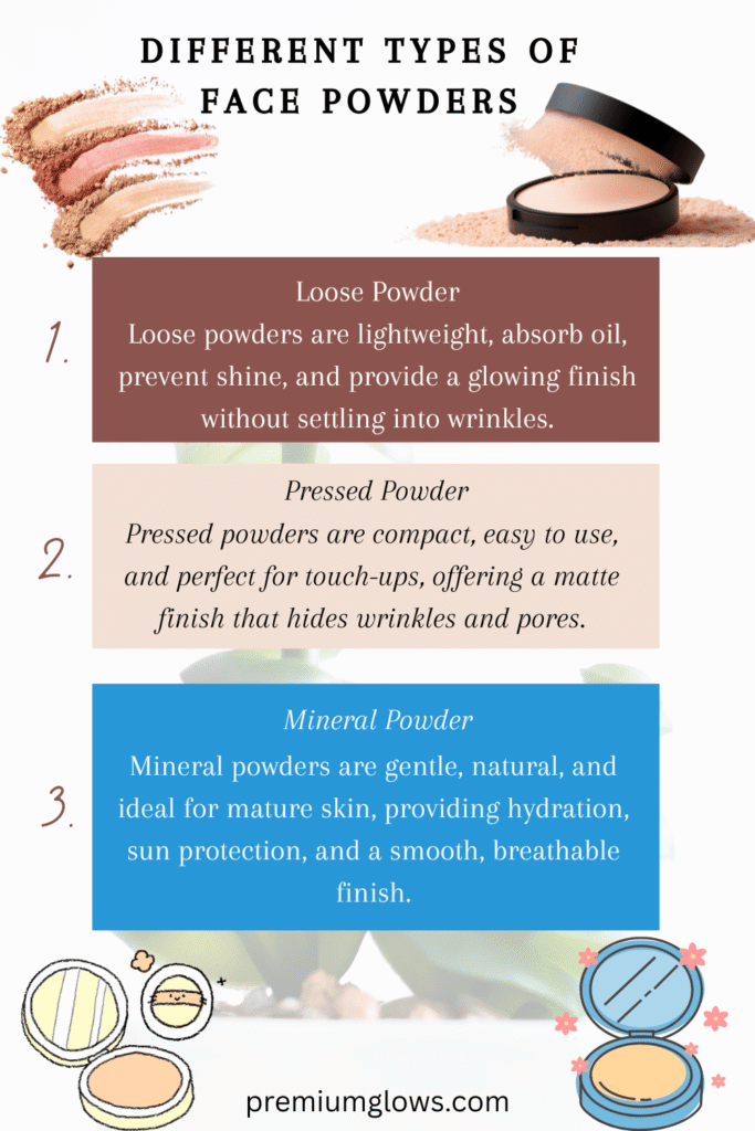 types of face powders