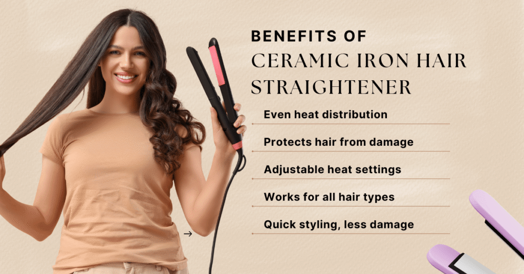 benefits of ceramic iron hair straightener