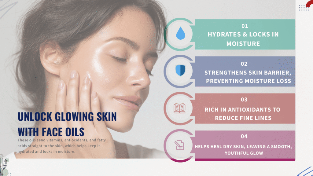 unlock glowing skin with face oils