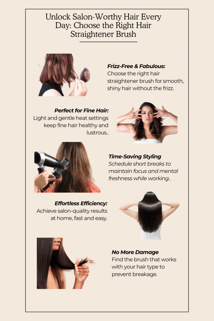 choose the right hair straightener brush