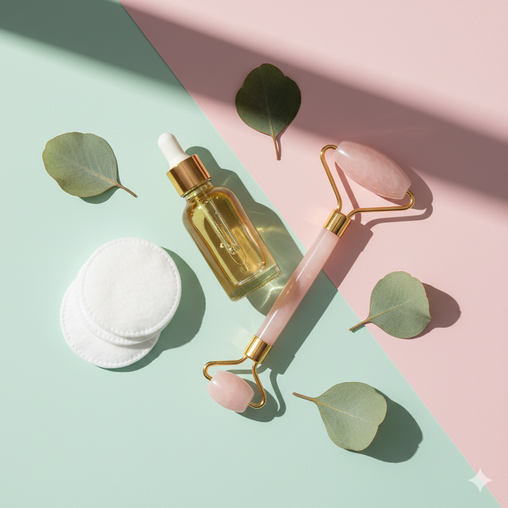 retinol serum as part of night skincare routine