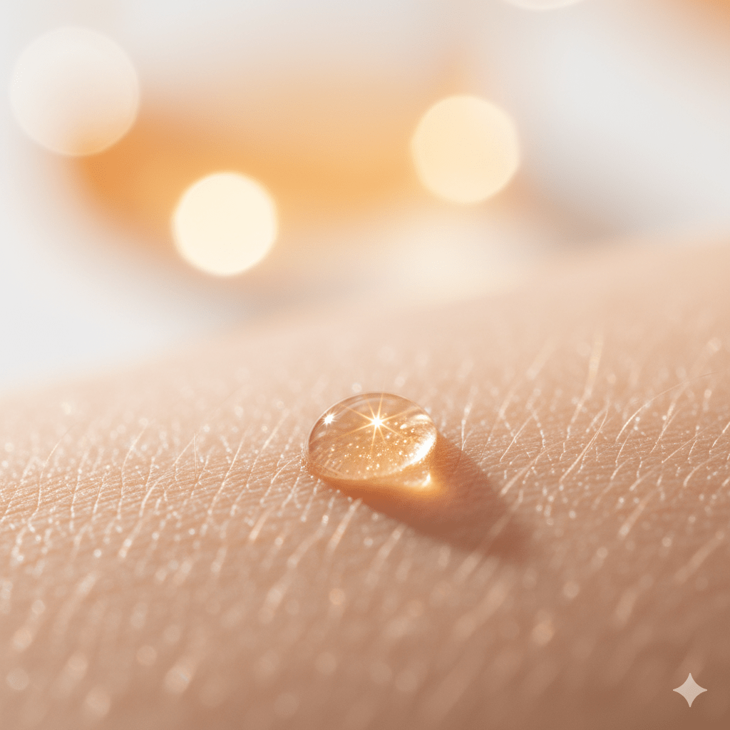 Vitamin C serum droplet