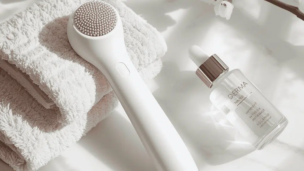 Ultrasonic skincare wand to boost serum absorption