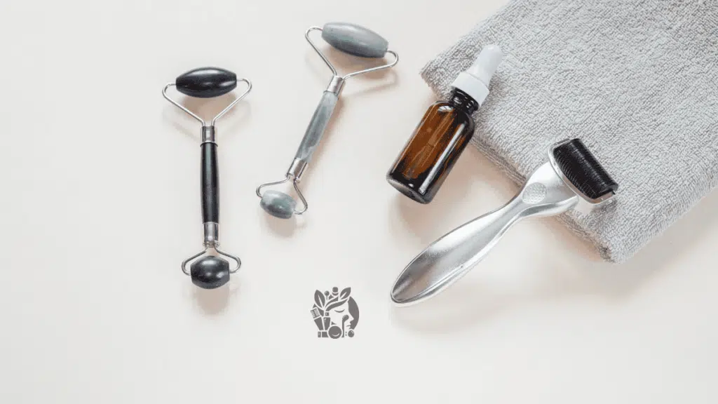 Home microneedling roller for collagen induction