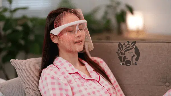 Red and near-infrared LED lights for collagen support