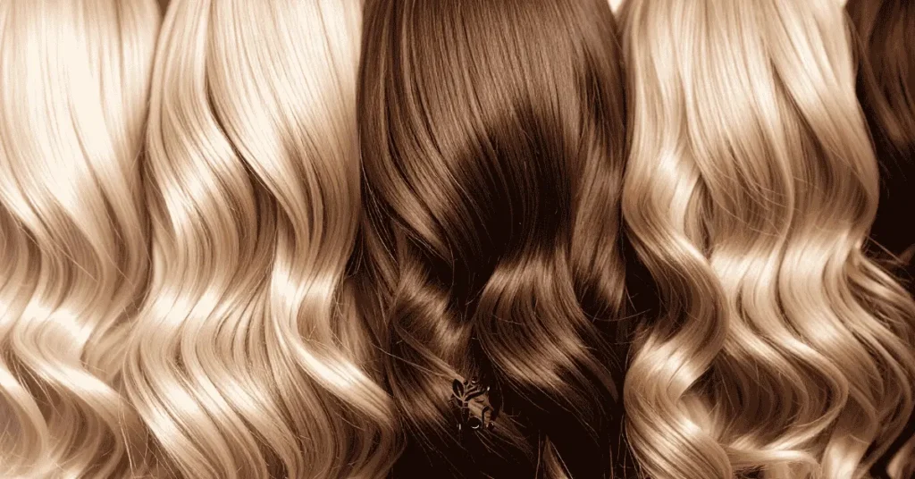 Soft defined different color wavy hair after using the best leave-in conditioner